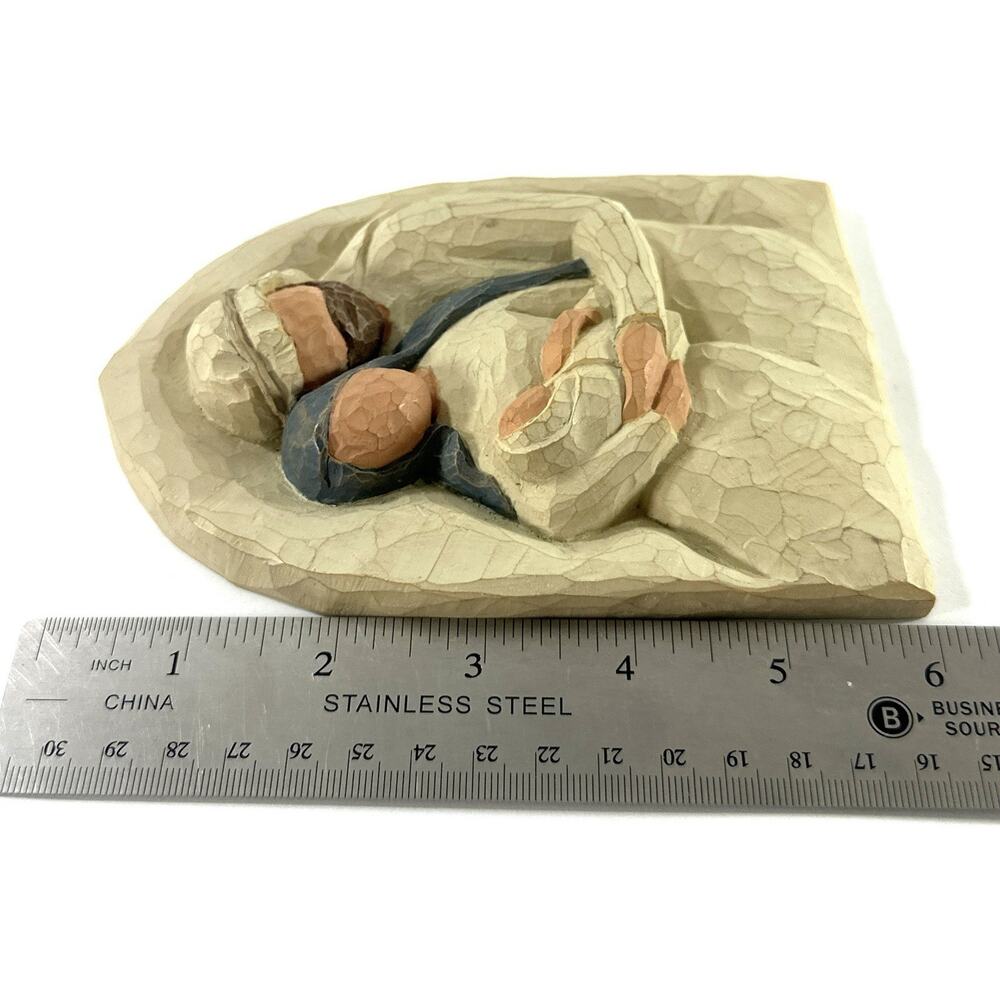 Willow Tree The Holy Family Plaque Susan Lordi 2002 Demdaco A Child Is Born 6" - Picture 6 of 7